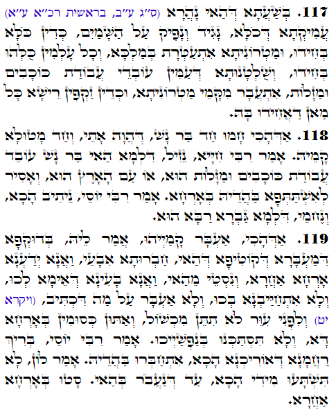 Daily Zohar -3555 Scanning from right to left top to bottom Holy Zohar text. Daily Zohar -3555