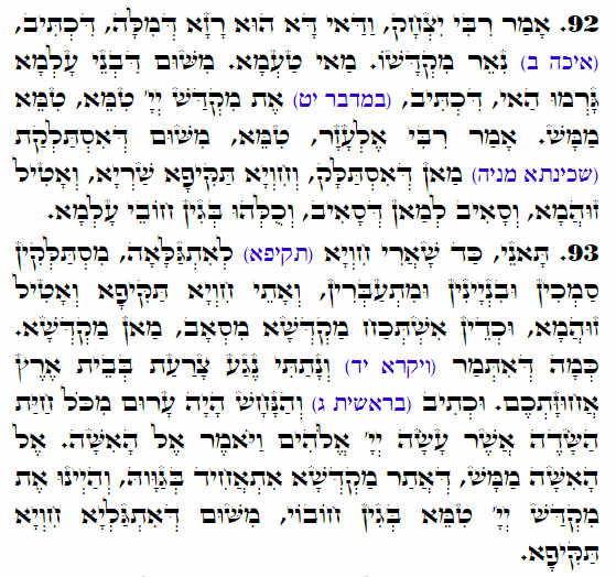 Daily Zohar -3616 Scanning from right to left top to bottom Holy Zohar text. Daily Zohar -3616