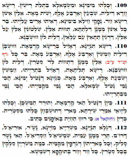 Daily Zohar -3656 Scanning from right to left top to bottom Holy Zohar text. Daily Zohar -3656