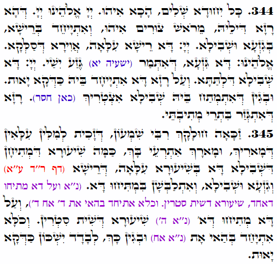 Daily Zohar -3719 Scanning from right to left top to bottom Holy Zohar text. Daily Zohar -3719