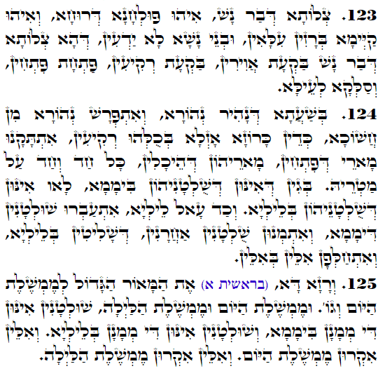 Holy Zohar text. Daily Zohar -4194