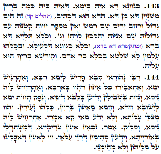 Holy Zohar text. Daily Zohar -4210