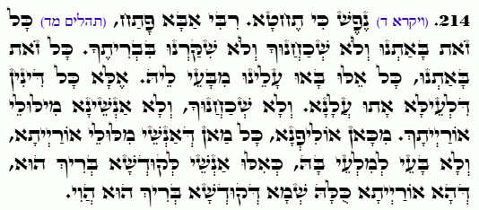 Holy Zohar text. Daily Zohar -4828