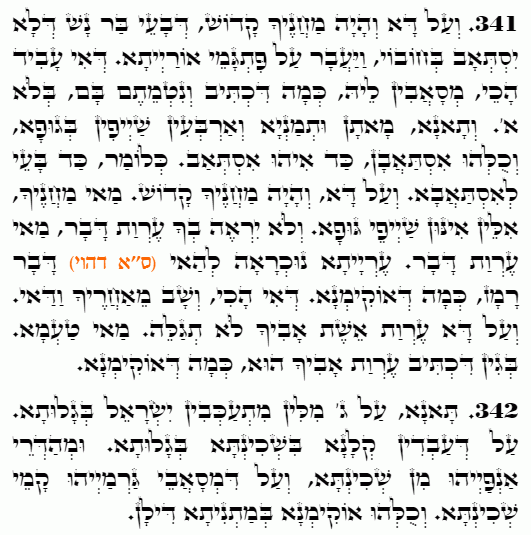 Holy Zohar text. Daily Zohar -4854