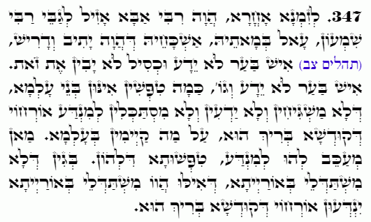 Holy Zohar text. Daily Zohar -4858