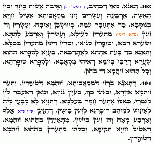 Holy Zohar text. Daily Zohar -4891
