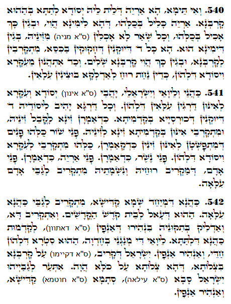 Daily Zohar -1261 Scanning from right to left top to bottom Holy Zohar text. Daily Zohar -1261