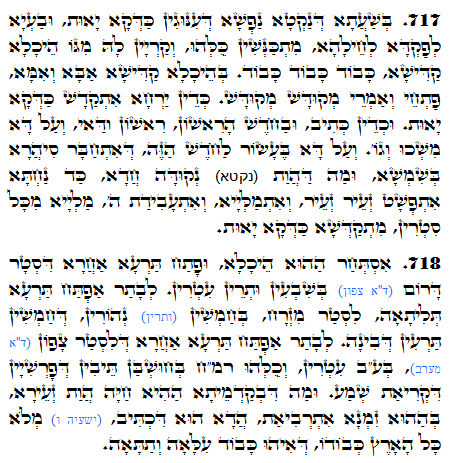 Daily Zohar -1329 Scanning from right to left top to bottom Holy Zohar text. Daily Zohar -1329