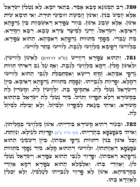 Daily Zohar -1353 Scanning from right to left top to bottom Holy Zohar text. Daily Zohar -1353